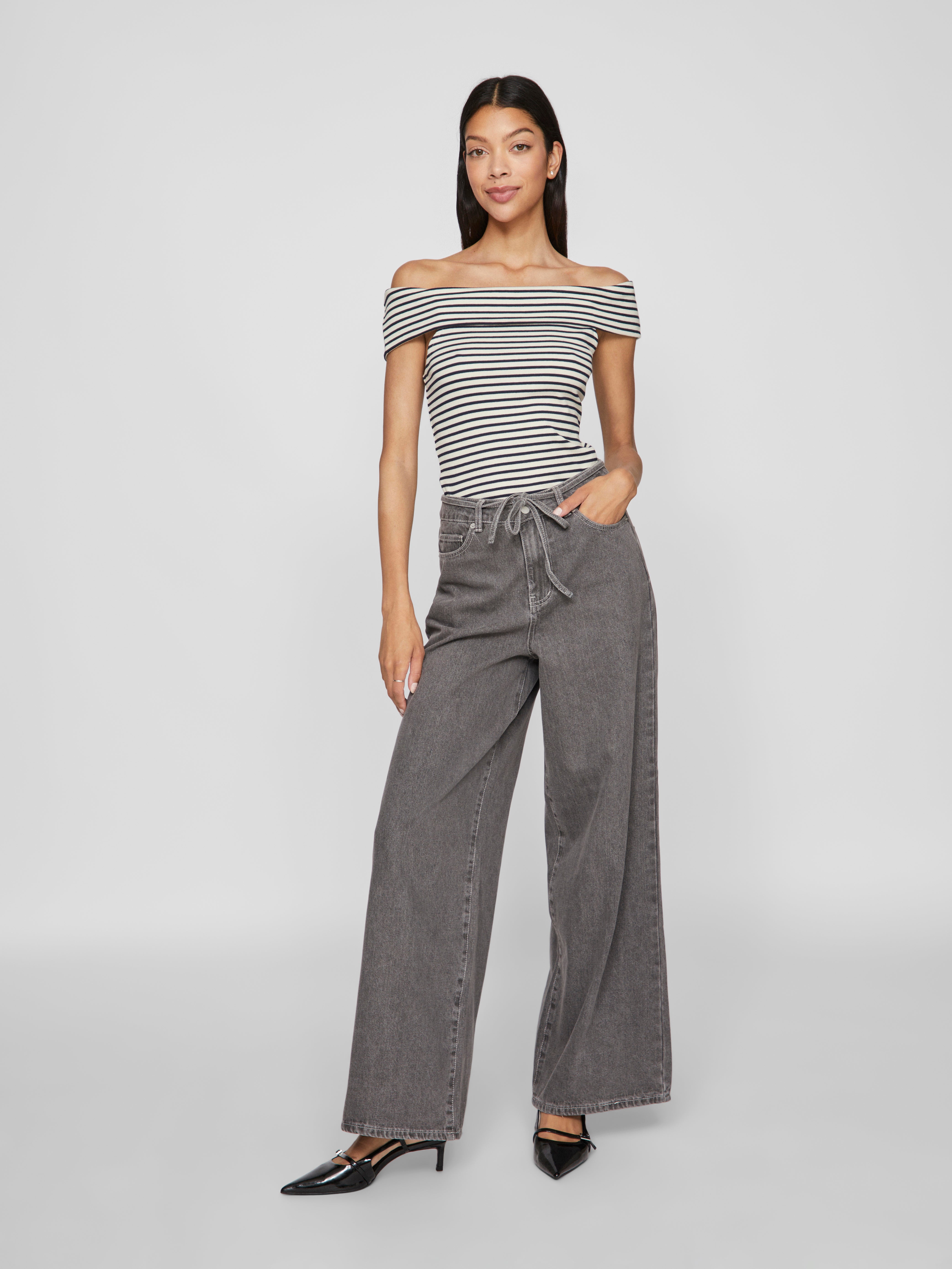 Visalja off-shoulder top - Cloud Dancer